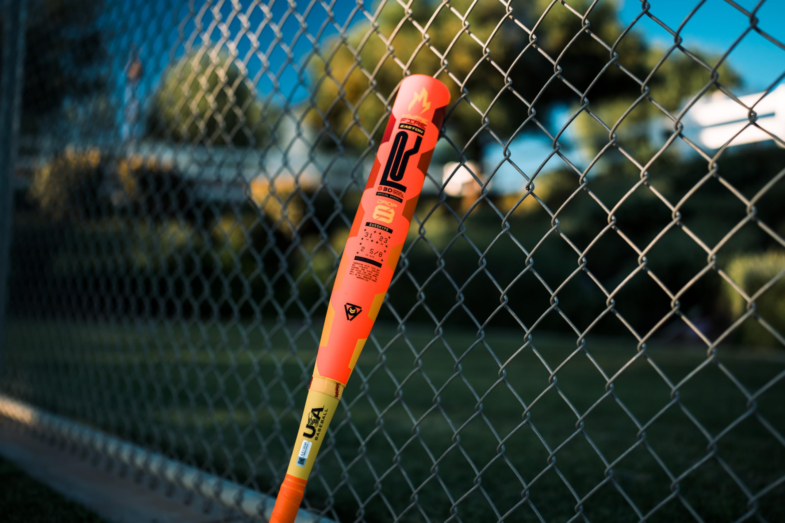 Easton | 2025 | Hype FIRE Baseball Bat | USA | -5 / -8 / -10 / -11 Drop | 2 5/8' Barrel | 2 Pc. Composite