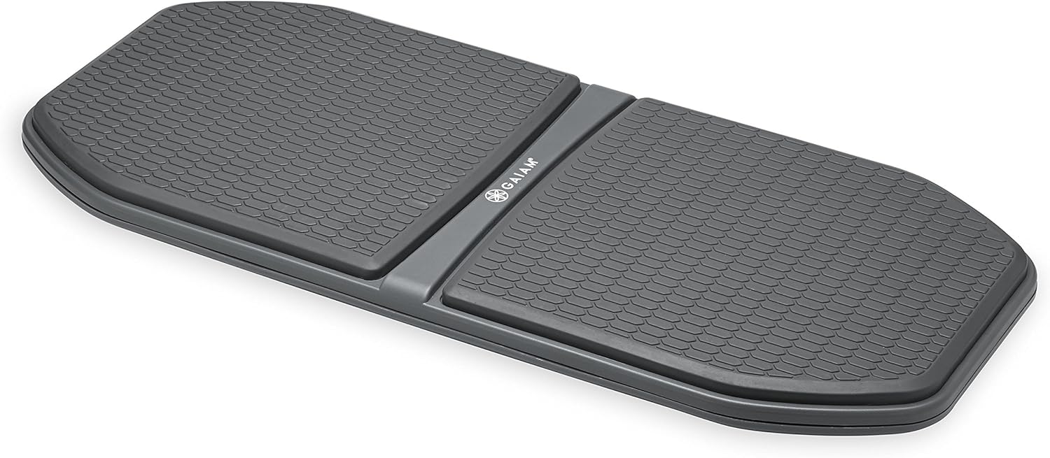 Gaiam Evolve Balance Board for Standing Desk - Stability Rocker Wobble Board for Constant Movement to Increase Focus, Alternative to Standing Desk Anti-Fatigue Mat : Sports & Outdoors