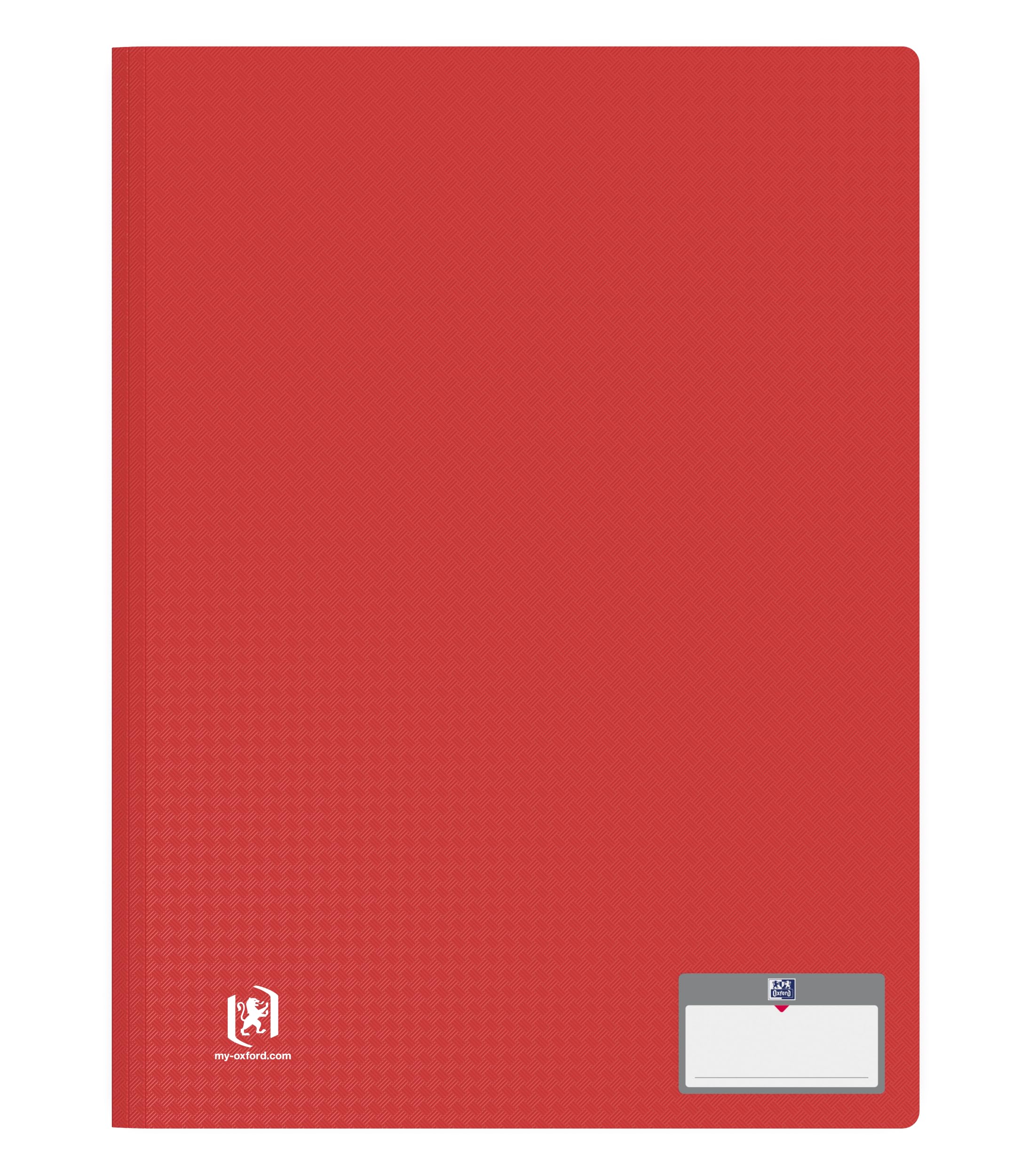 OXFORD Memphis Document Folder A4 40 Sides / 20 Pockets Polypropylene Cover Red