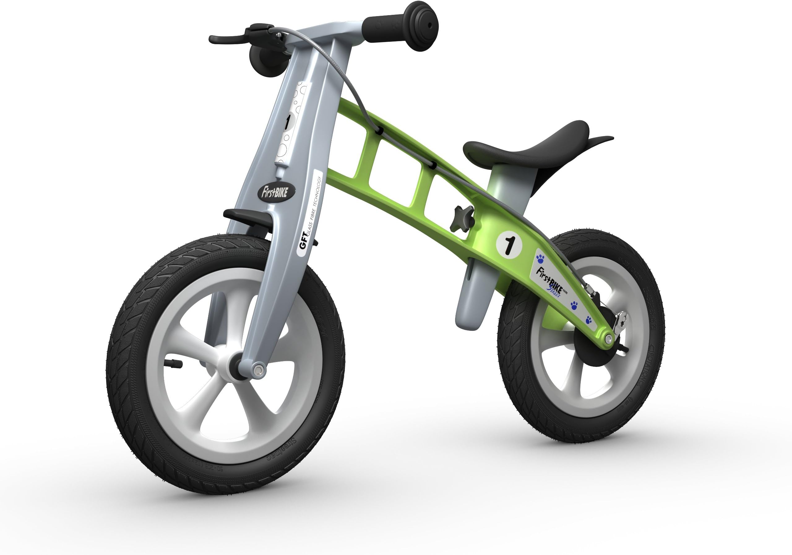 FirstBIKE Street Balance Bike, Green, L2006