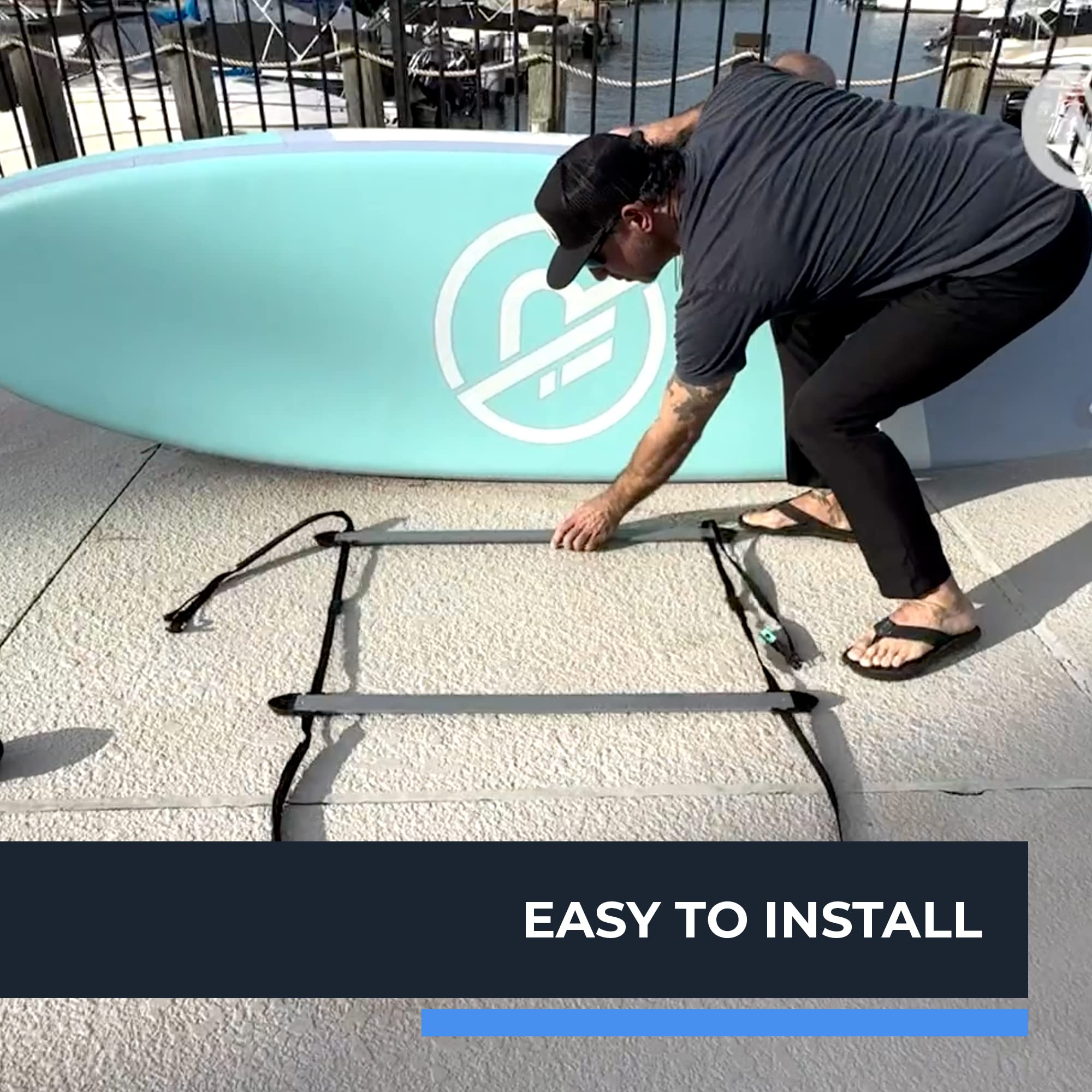 NOCQUA Spectrum P2 Paddleboard Color Changing Lighting System - LED Lights, Rechargeable, Compatible with SUP, SOT Paddleboard, Kayak, Canoe - Travel Case Included