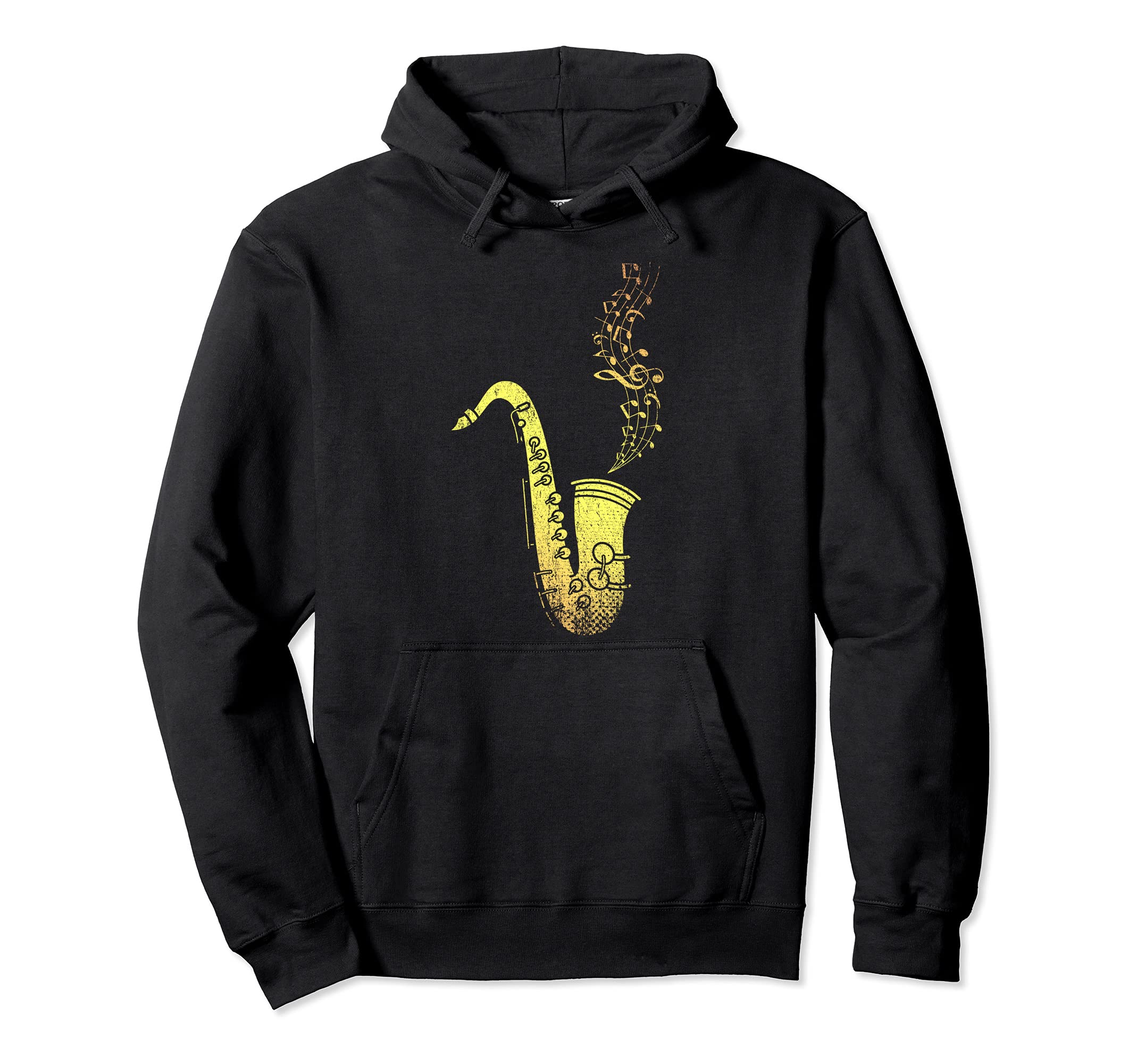 Saxophonist Musical Instrument Jazz Musician Saxophone Pullover Hoodie