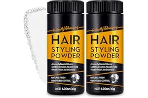 Hair Styling Powder for Men & Women, Styling PowderNatural Look Mens, Easy to Apply with No Oil or Greasy Residue, Hair Volum