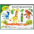 Crayola Giant Fingerpaint Paper, 25 Pages, 16" x 12" (99-3405) , White