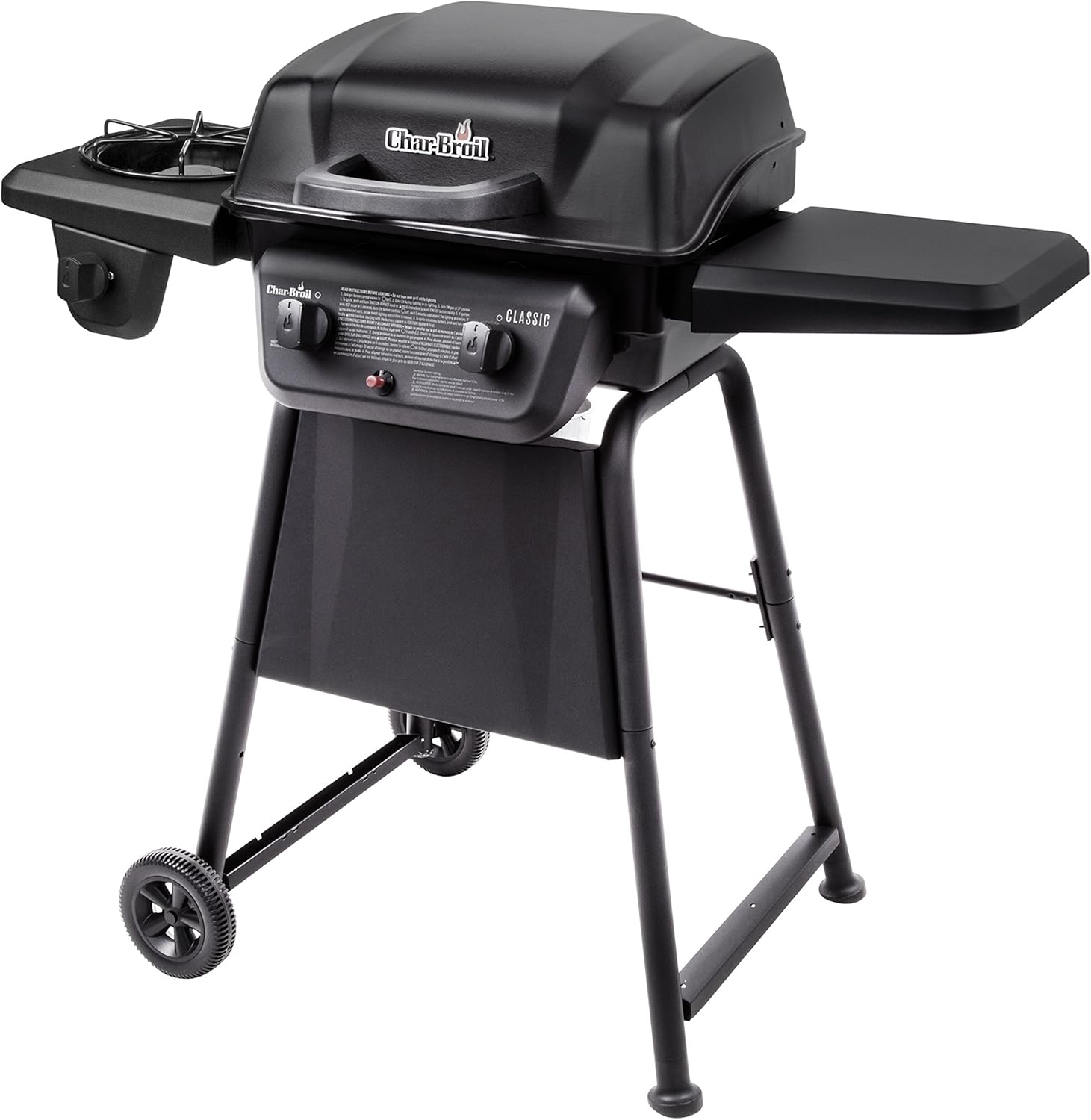 Char-Broil Classic 280 2-Burner Liquid Propane Gas Grill with Side Burner: Home Improvement