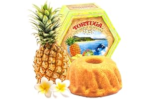 TORTUGA Hawaiian Pineapple Rum Cake - 16 oz Pineapple Rum Cakes - The Perfect Premium Gourmet Gift for Stocking Stuffers, Gift Baskets, and Christmas Gifts - Great Snack Cakes for Delivery