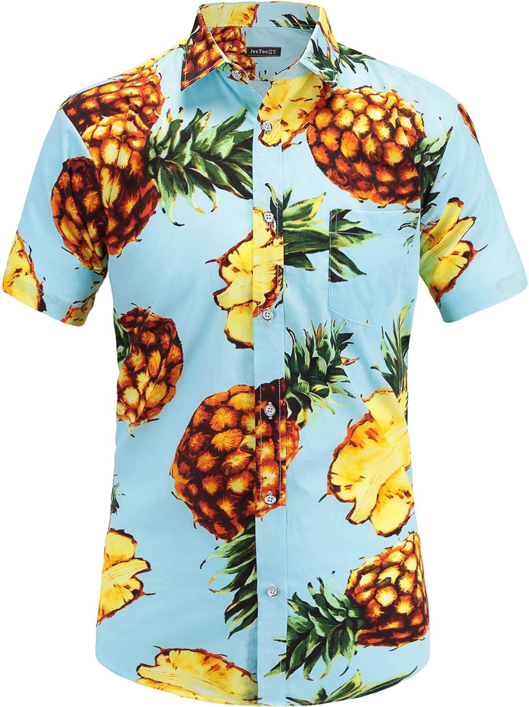 Men's Hawaiian Style Short Sleeve Summer Casual Shirt