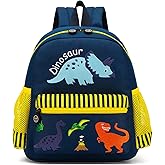 willikiva Cute Zoo Little 3d Backpack Kids Backpack for Boys and Girls Toddler Backpack Waterproof Preschool(Dinosaur)