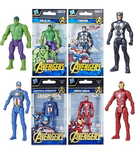 Amazon.com: Marvel Avengers Comic Collection 4 Inch Action Figure