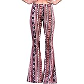 Daisy Del Sol High Waist Comfy Stretch Boho 70s Bell Bottom Fit to Flare Lounge Yoga Pants
