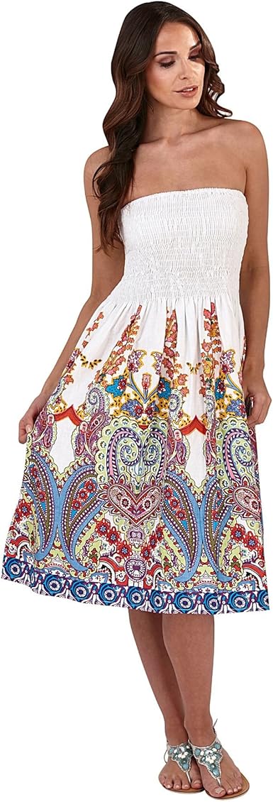 bandeau sun dresses uk