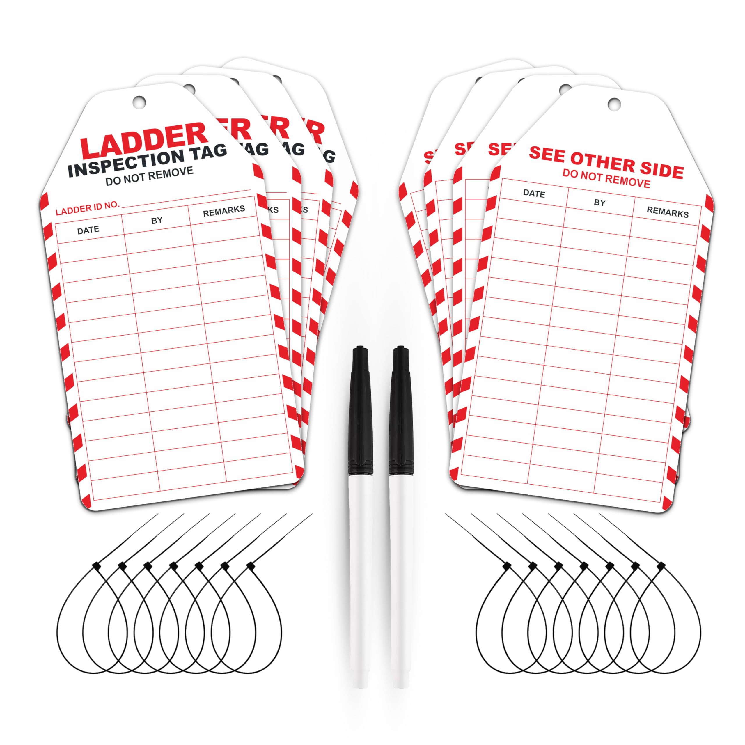 Mua Ladder Inspection Labels Safety Tags for Ladders, 5.3 x 2.9 Inches Red Ladder Safety