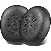 SOULWIT Lambskin Earpads Replacement for Jabra Evolve2 65 (Evolve 2 65MS 65UC MS UC)/Evolve2 40 (40UC 40MS USB)/Elite 45h On-Ear Wireless Headset - Black