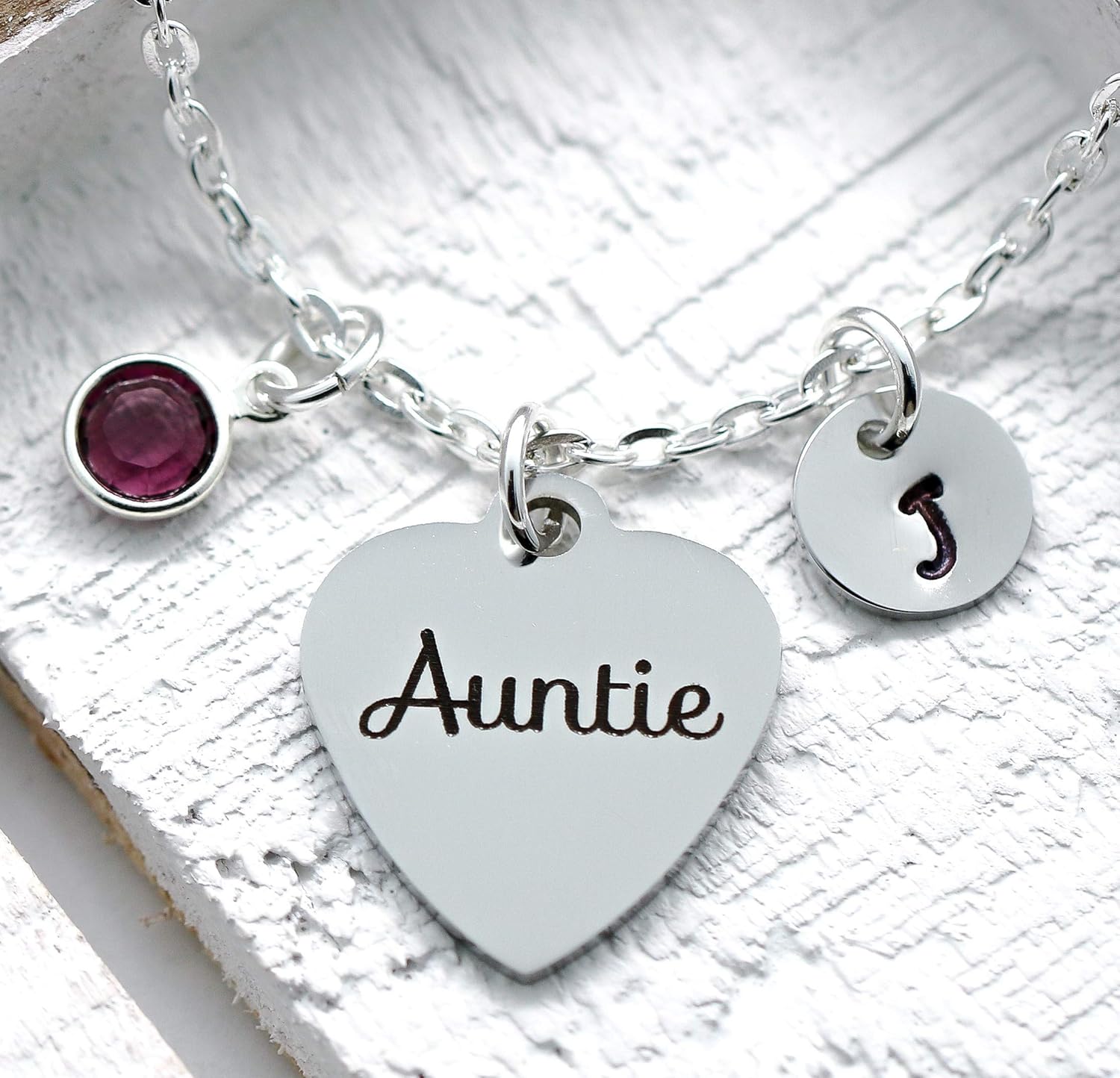 Auntie Necklace for Women Personalized