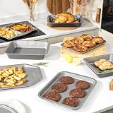 Salter Essentials 6-Piece Non-Stick Baking & Roasting Tray Set UK Made view 8