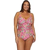BECCA Women's Polynesia Plus Size Multiway Tankini, Casual, Swimsuit Tops