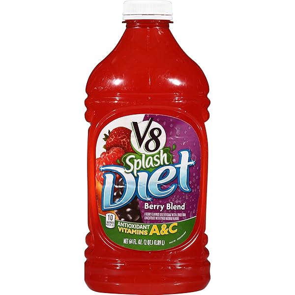 V8 SPLASH DIET BERRY BLEND, 64 OZ. BOTTLE
