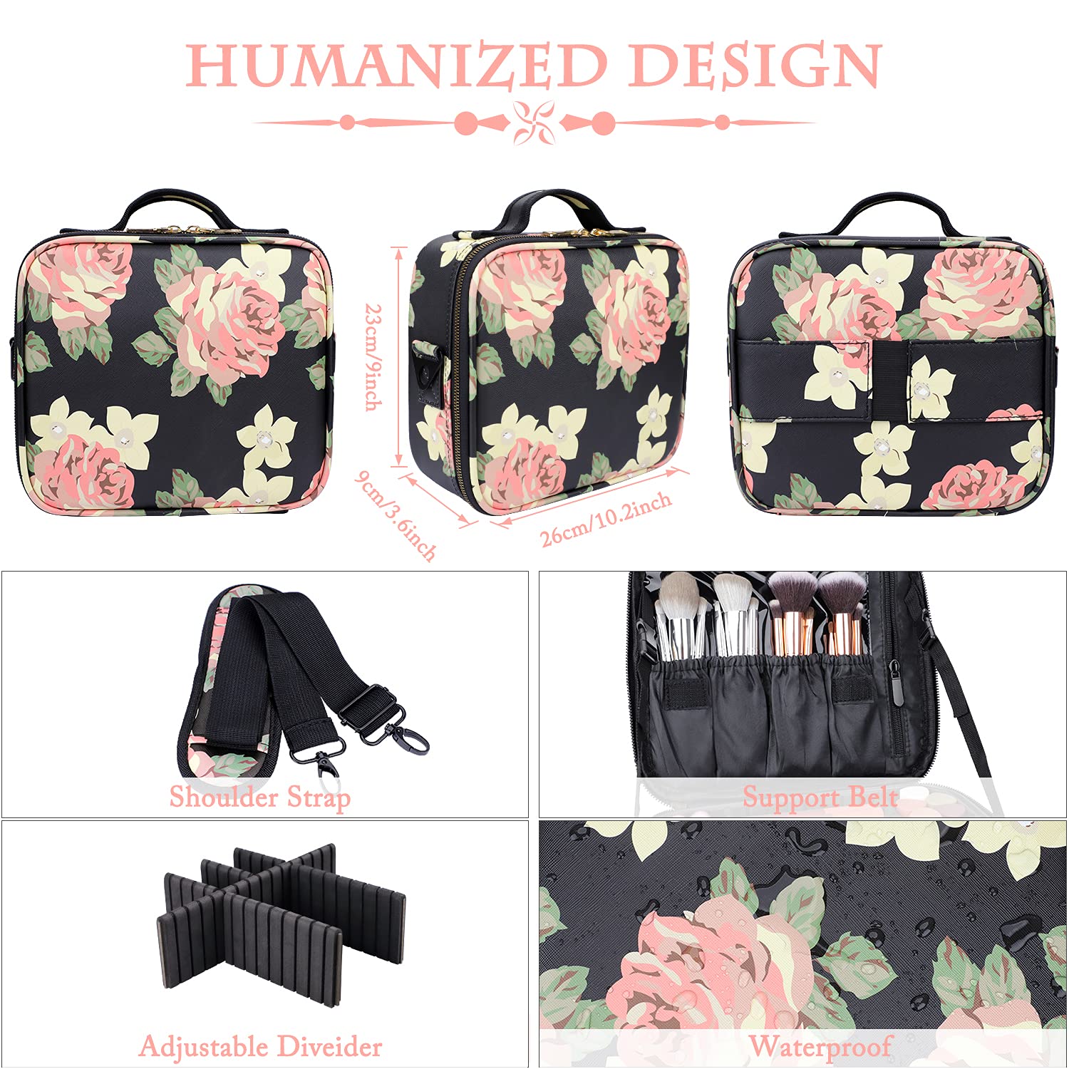 Travel Makeup Bag 10.2