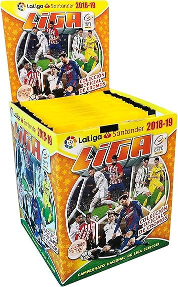Panini - Caja 50 Sobres Liga Este 18/19: Amazon.es: Juguetes y juegos
