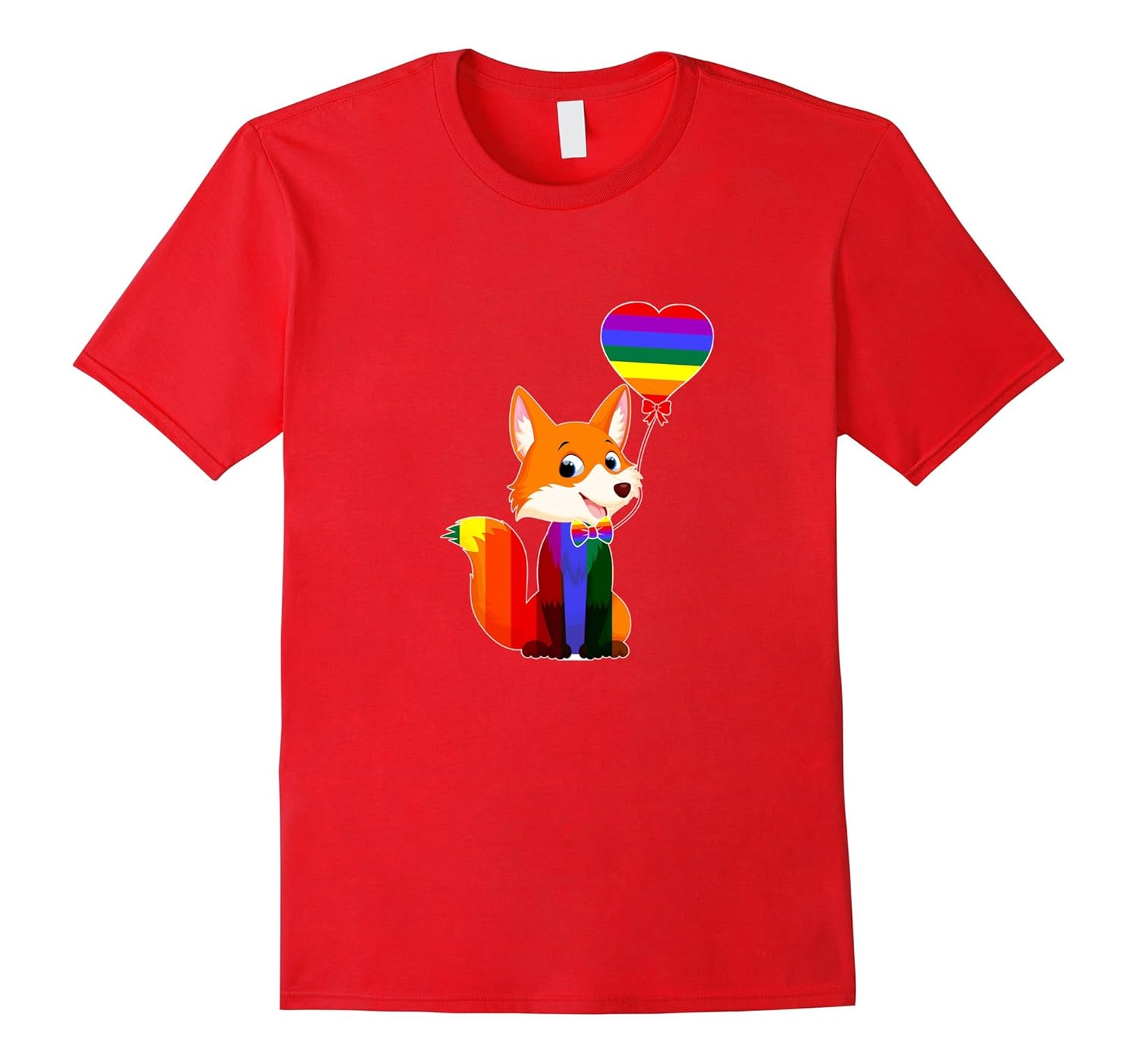 Fox LGBTQ 2017 Rainbow Gay Lesbian Pride Tshirt-ANZ