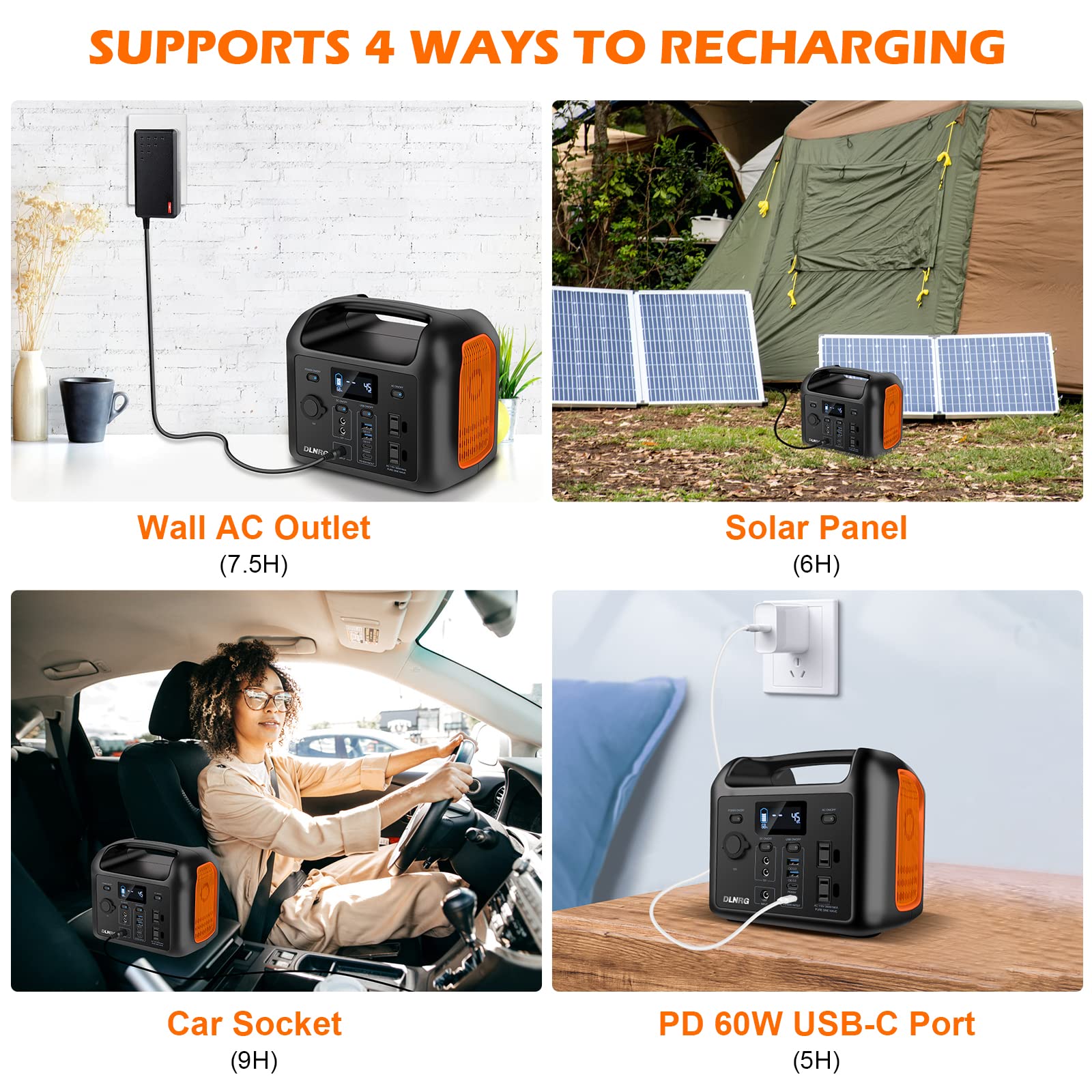 Mua R300 299Wh Portable Power Station, 300W Pure Sine Wave Solar ...