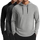 August Alley 3 Pack Mens Big and Tall Hoodies Pullover Loose Fit Casual Athletic Long Sleeve Hooded Sweatshirts