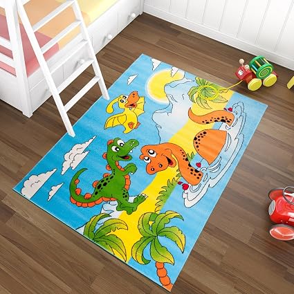 Amazon De Tapiso Kinder Teppich Kurzflor Kinderteppich