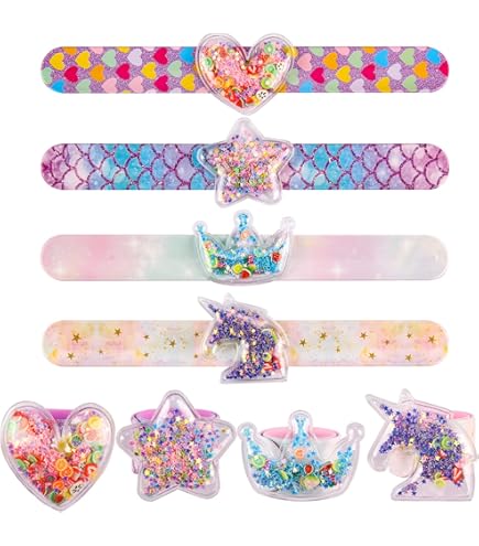 【ゴンタ】One Trick Pony Slap bracelet Amazon.com: Little World Slap Bracelets, Quicksand Glitter Shaker