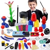 PATIFEED Magic Kit for Kids Age 6-8, Magic Set for Boys Girls | 60 Magic Tricks, Includes Instructions, Gift Toys for Ages 6-12