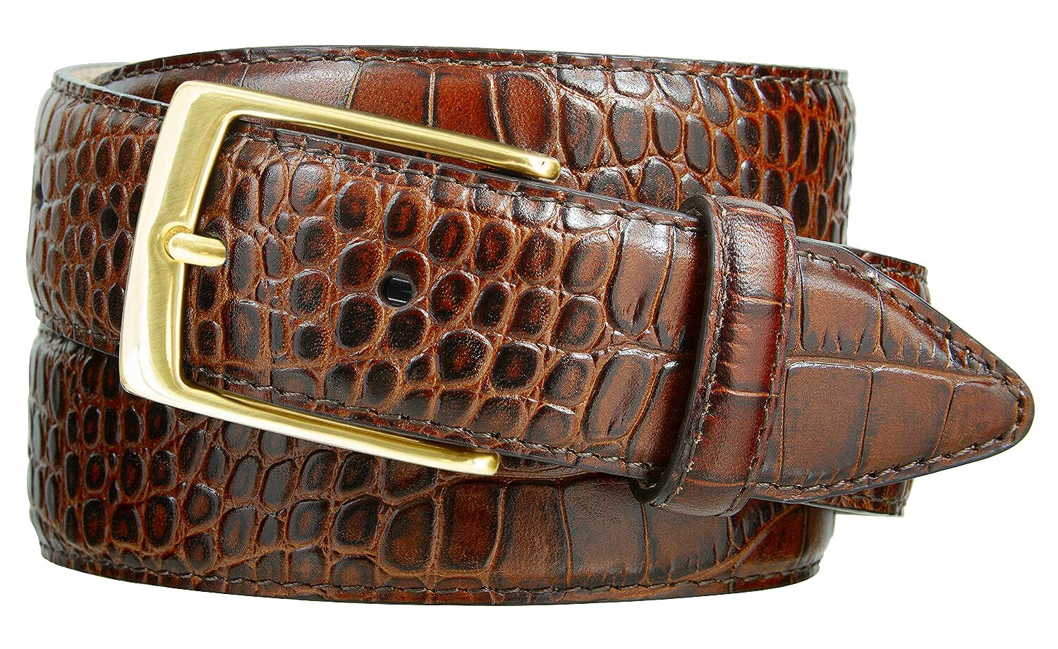 Joseph Gold Buckle Men's Designer Leather Dress