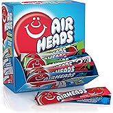 Airheads, Gravity Feed Assorted Candy - Box of 60 Individually Wrapped Bars, 15.6g per bar