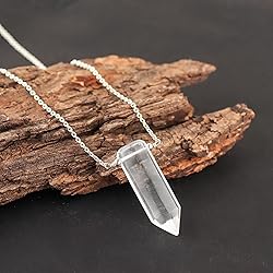 Sunshinegems Natural Clear Quartz Faceted Tower