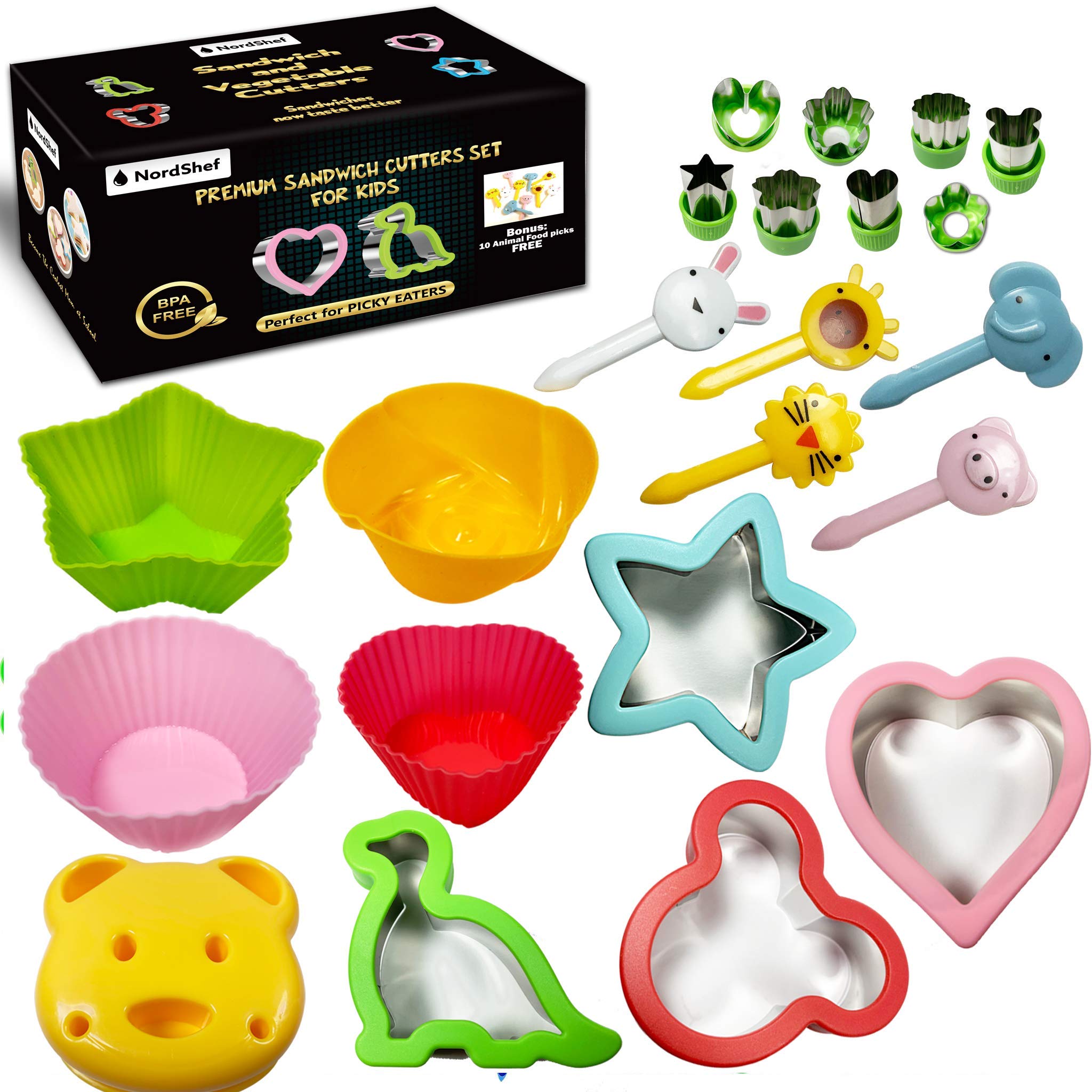 Stainless Steel Sandwich Cutters For Kids | Bear Shaped Sandwich Sealer for Kids | Large Bear Shaped Pocket Sandwich Cutter