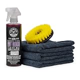 Chemical Guys HOL70016 Heavy Duty Floor Mat Cleaning Kit with Mat Renew Rubber + Vinyl Floor Mat Cleaner and Protectant (16 fl oz), Drill Brush Attachment, & Workhorse Towels, 5 Item Kit