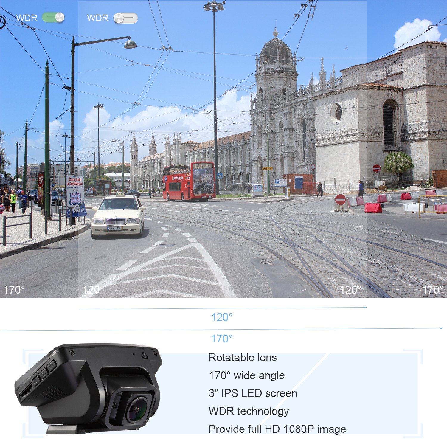 Car Dash Cam Raynic Dashboard Camera Recorder 3\