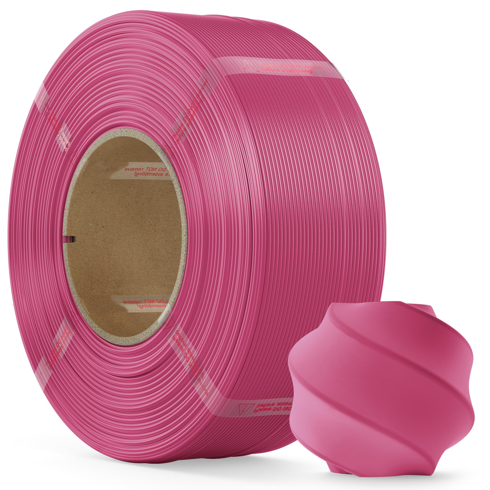 Photo 1 of MarsWork PLA Filament 1.75mm PLA 3D Printer Filament(Refill),1kg Refill for Reusable Spools(2.2lbs),Premium Quality 3D Printing Filament for Bambu lab 3D Printers,Pink