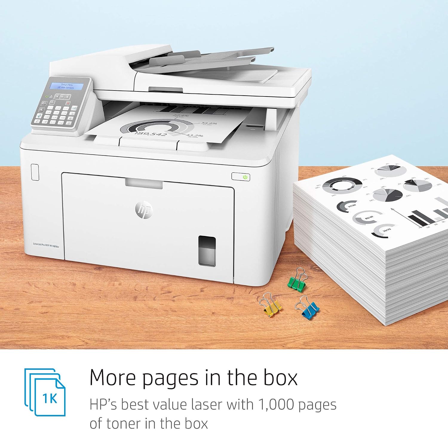 Impresora multifunción HP Laserjet Pro M148dw Laser 28 ppm 1200 x 1200 dpi  A4 WiFi Laser, Impresión en Blanco y Negro, 1200 x 1200 dpi, 260 Hojas, A4,  Blanco Impresoras multifunción láser Informática futakuchi-hakata.com