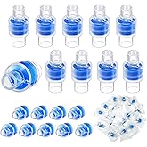 Qualirey 20 Pcs HME Heat Moisture Exchange Filter Humidification Solution Filter Individually Sealed Packaging HME Filter Rep