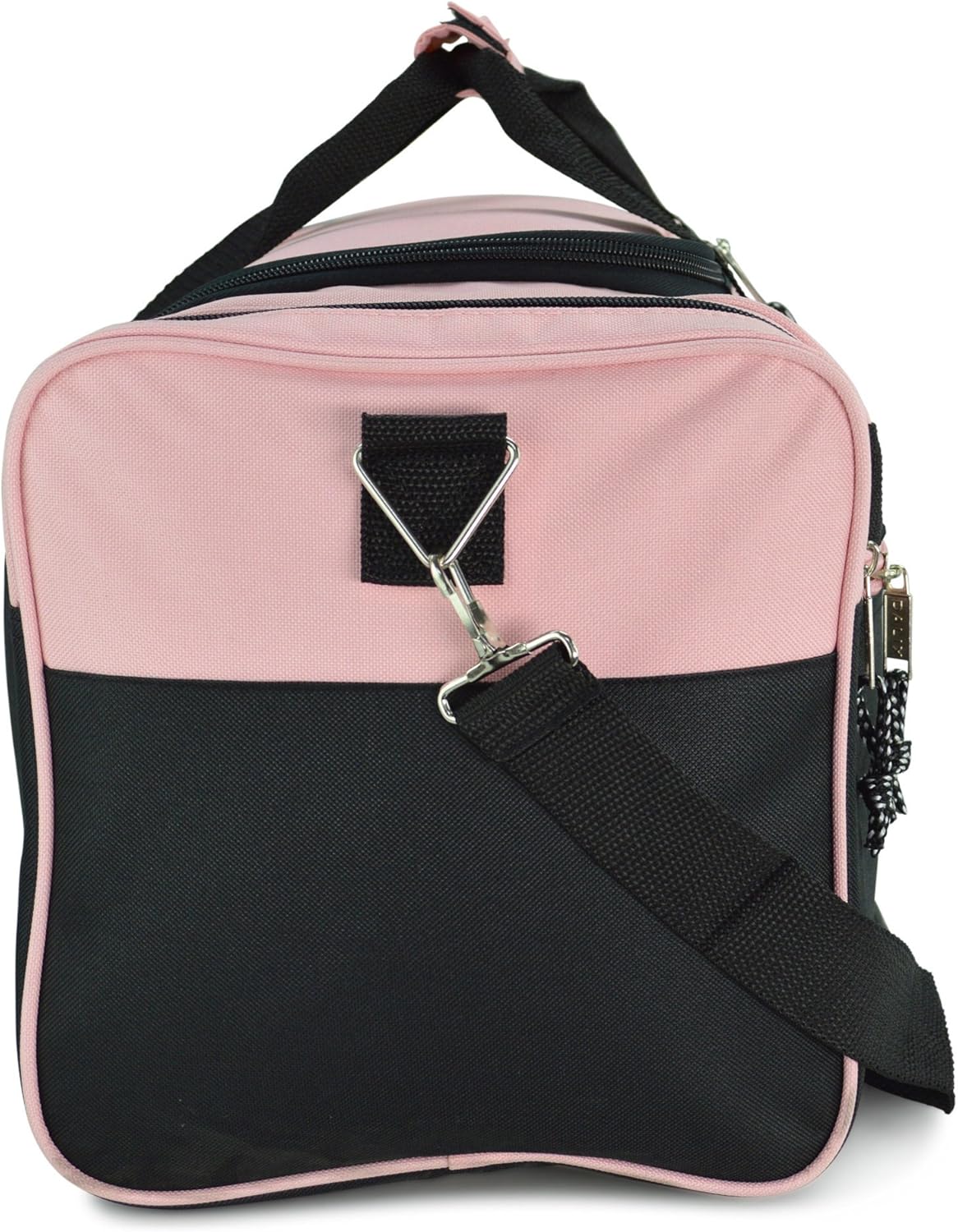  | DALIX 21" Blank Sports Duffle Bag Gym Bag Travel Duffel with Adjustable Strap in Pink | Travel Duffels