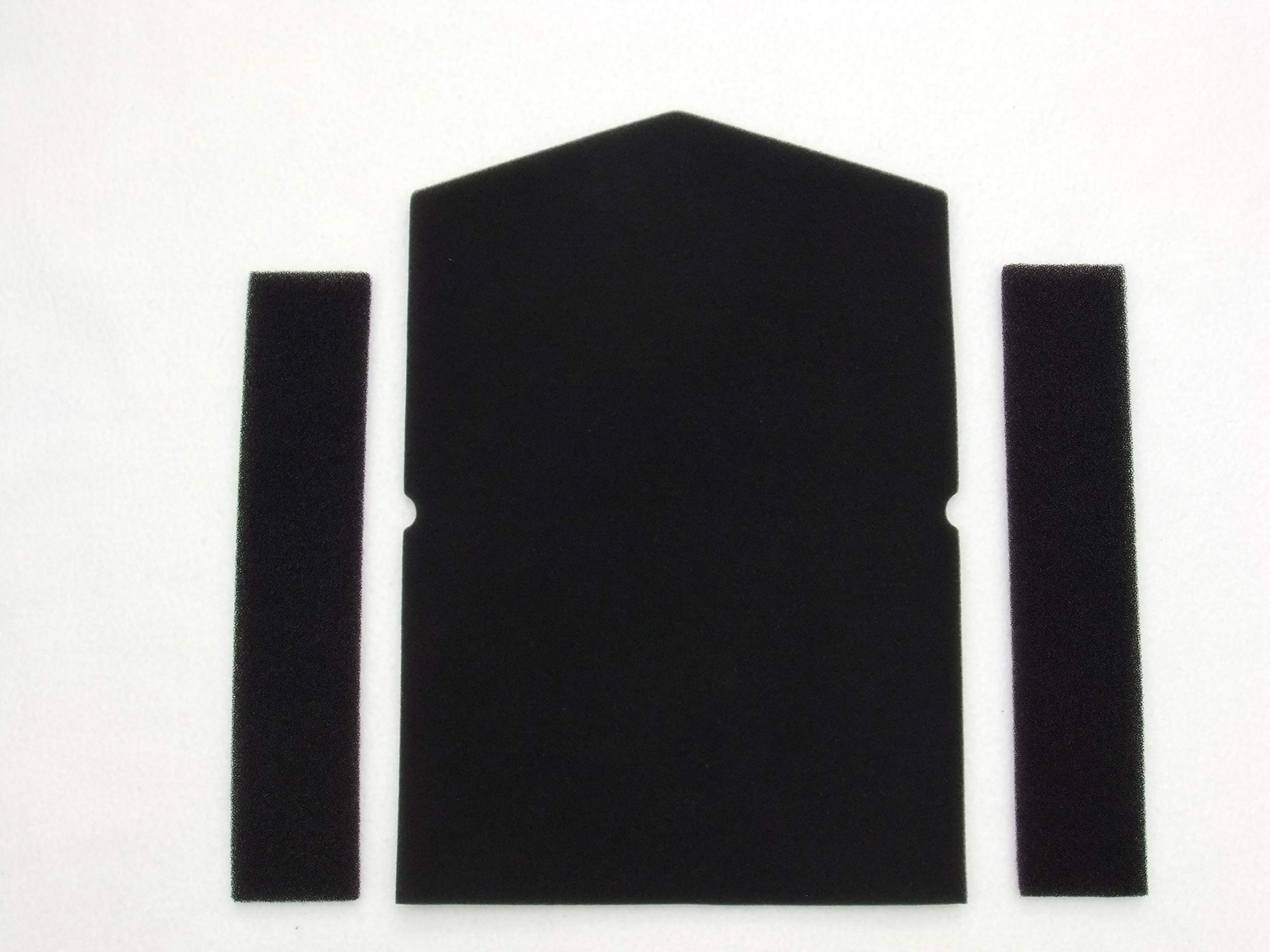 Filter Set for Miele 6057930 and 968381 Sponge Filter Heat Pump Dryer Condensation Filter Foam Door Filter