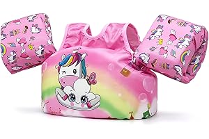 TaktZeit Swim Vest Learn to Swim for Boys Girls 30-50 lbs Pool Floaties for Swimming