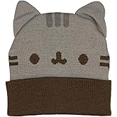 Pusheen Beanie Hat with Ears,Gray,Standard