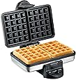Hamilton Beach 2-Slice Non-Stick Belgian Waffle Maker with Browning Control, Indicator Lights, Compact Design, Premium Stainless Steel (26009)