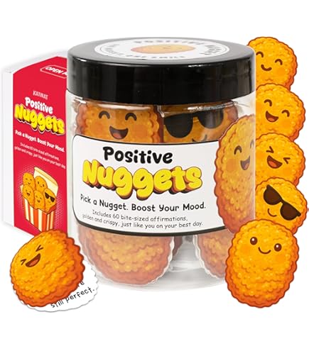 Amazon.com: Emotional Supports Nuggets Jar, 60 Positive Chicken