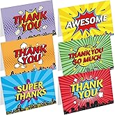 Fancy Land 24 Pack Kid Thank You Cards Thank You Notes Greeting Cards with Envelopes for Teacher Friends Family Business Cards Birthday Graduation 4 X 5.25