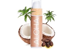 COCOSOLIS ALOHA Sun Tan & Body Oil | Organic Tanning Bed Lotion | Get Healthy Deep Chocolate Tan | Tanning Accelerator with 5 Precious Oils to Make Your Skin Glowing & Revitalized (110 ml)