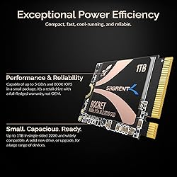 SABRENT Rocket 2230 1TB NVMe SSD – PCIe Gen4 M.2