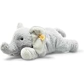 Steiff Wild Animals Elna Elephant Plush Stuffed Animal Toy, Grey, 11"