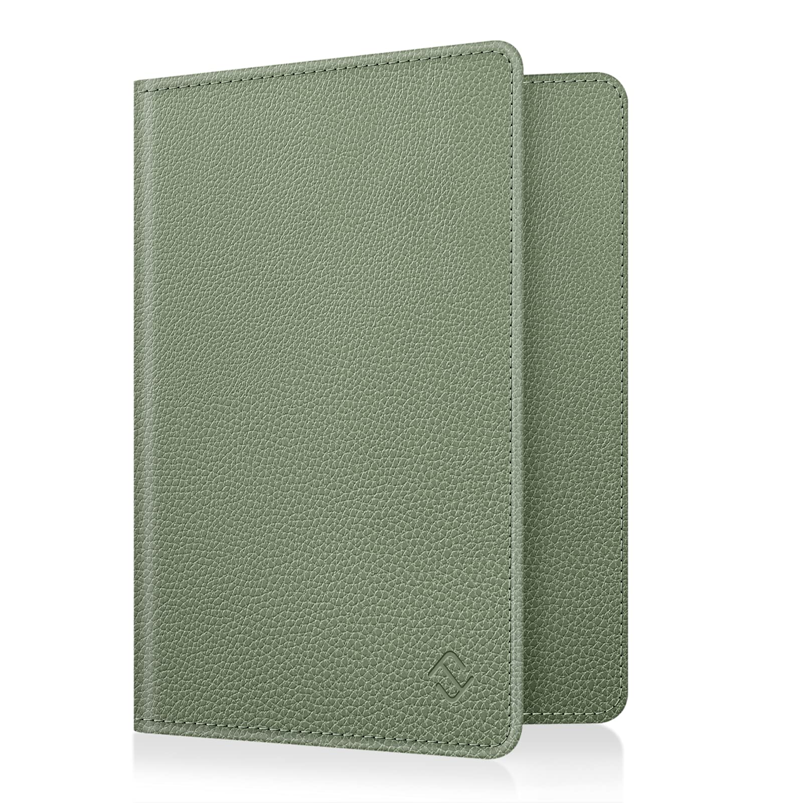FINTIE Passport Holder, Slim Travel Wallet RFID Blocking Card Case Cover Passport Cover Protector Essentials with Credit Card Slots for Women/Men, Sage Green