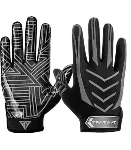 Nxtrnd Football Gloves Clown Football Gloves Tacky Grip Football